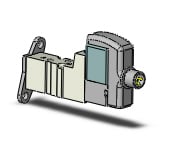 SMC SYJ3120-5WOD-M3-F valve, sgl sol, body pt, SYJ3000 SOL VALVE 4/5 PORT