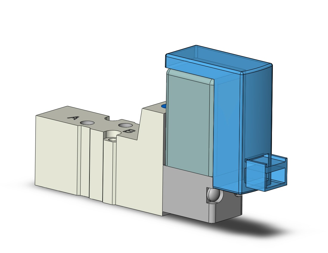 SMC SYJ3123-3LOZ-M3 valve, sgl sol, body pt (ac), SYJ3000 SOL VALVE 4/5 PORT***