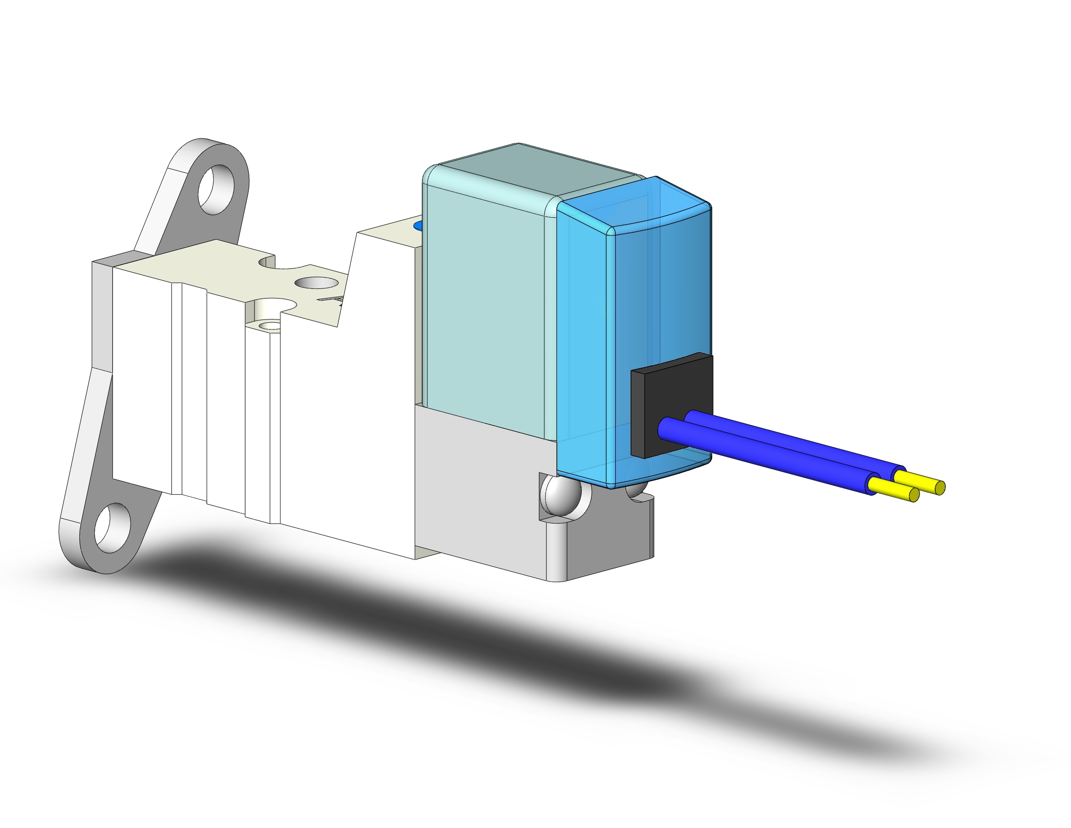 SMC SYJ312M-6GS-M3-F valve, sol, body pt (dc), SYJ300 SOLENOID VALVE 3-PORT***