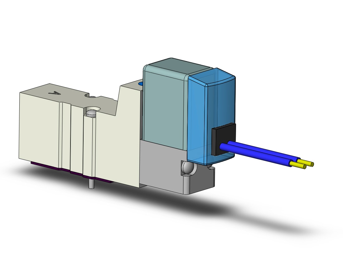 SMC SYJ3133-5HR valve, sgl sol, base mt, SYJ3000 SOL VALVE 4/5 PORT***