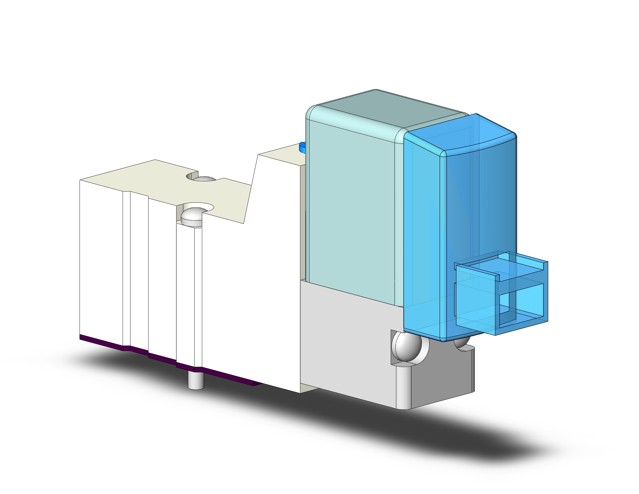 SMC SYJ314-6LOZD valve, sol, base mt (dc), SYJ300 SOLENOID VALVE 3-PORT***