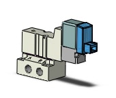 SMC SYJ3140-5LO-M5-Q valve/sol, 4/5 PORT SOLENOID VALVE