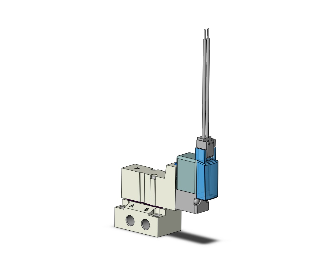 SMC SYJ3140-5MZD-M5 valve, sgl sol, base mt (dc), SYJ3000 SOL VALVE 4/5 PORT***