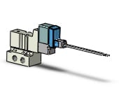 SMC SYJ3140T-5LZ-M5 valve, sgl sol, base mt, SYJ3000 SOL VALVE 4/5 PORT***