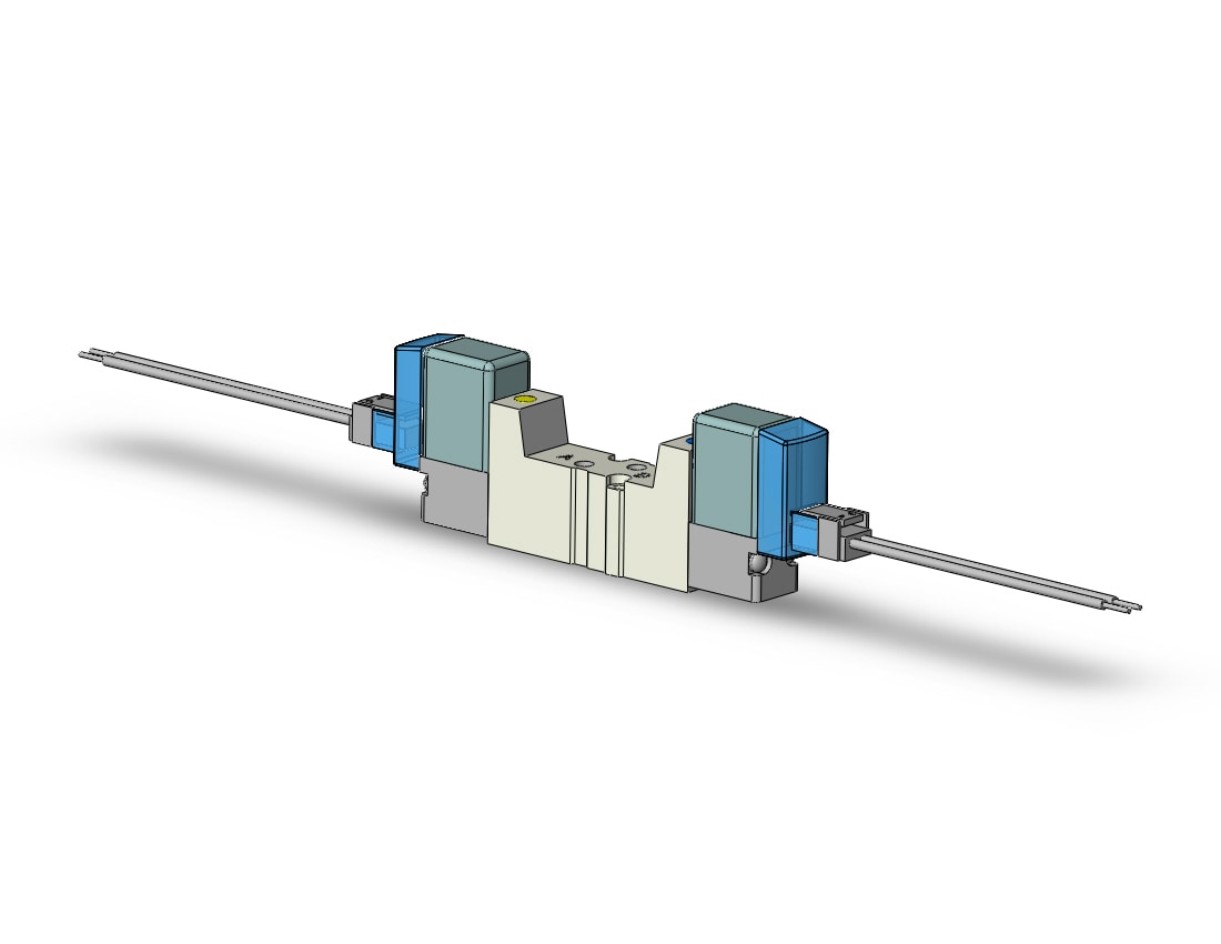 SMC SYJ3220-5LU-M3 valve, dbl sol, body pt (dc), SYJ3000 SOL VALVE 4/5 PORT***