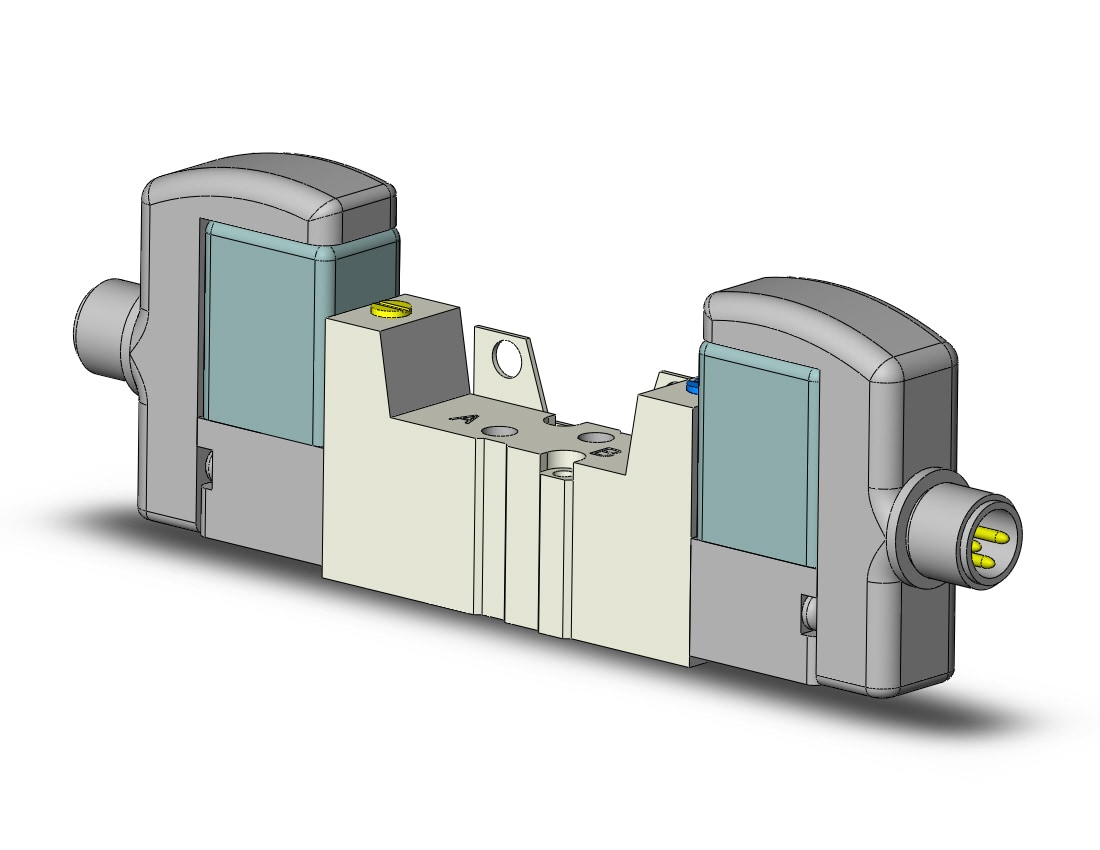 SMC SYJ3220-5WOZD-M3-F valve, dbl sol, body pt, SYJ3000 SOL VALVE 4/5 PORT