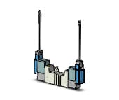 SMC SYJ3220-SM-M3-F valve/sol, 4/5 PORT SOLENOID VALVE