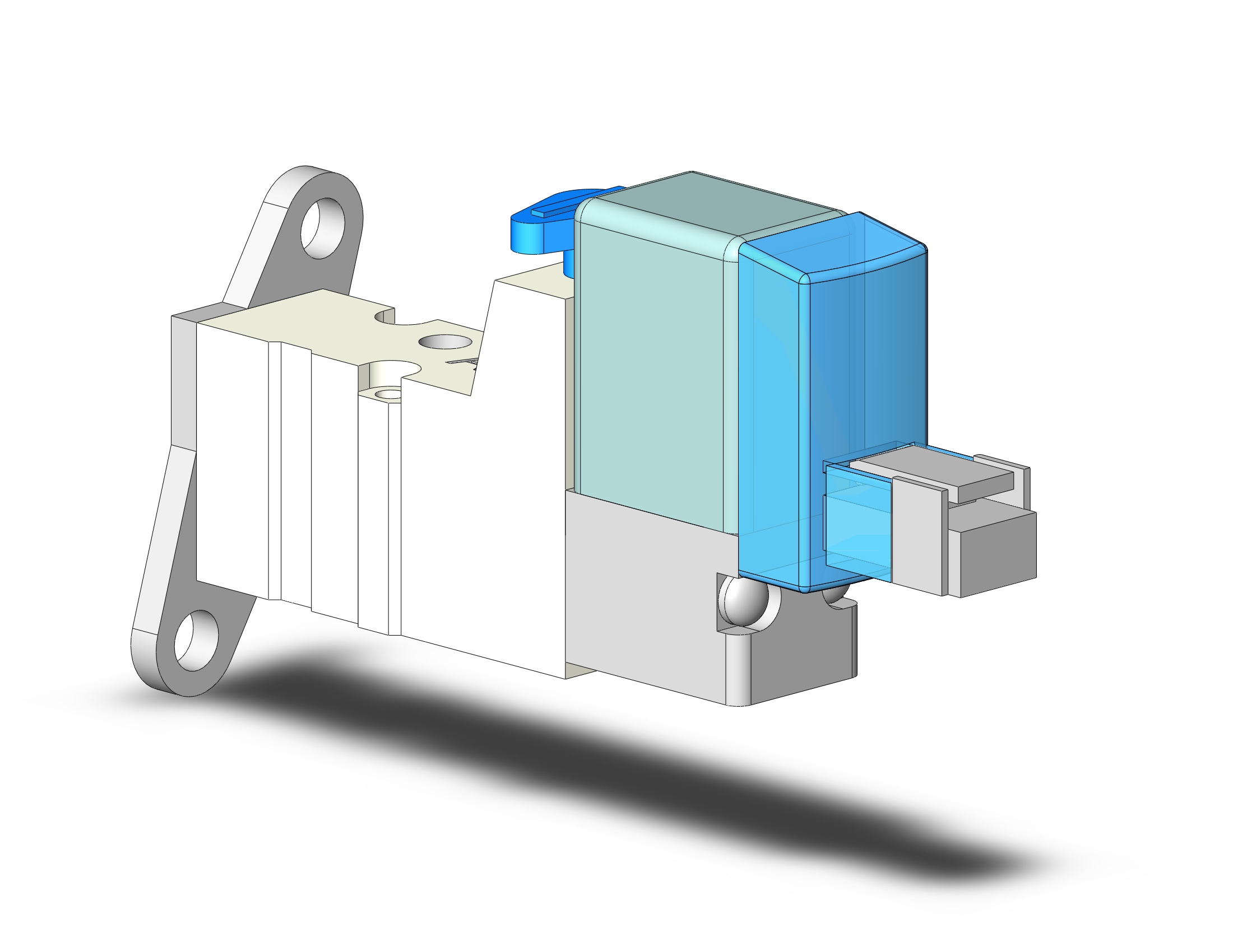 SMC SYJ322M-5LNZE-M3-F valve, sol, body pt, SYJ300 SOLENOID VALVE 3-PORT***