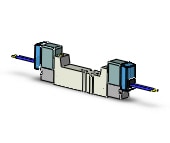 SMC SYJ3323-5G-M3-Q valve/sol, 4/5 PORT SOLENOID VALVE