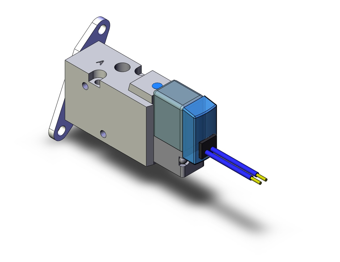 SMC SYJ512-5GU-M5-F valve, sol, body pt (dc), SYJ500 SOLENOID VALVE 3/PORT***