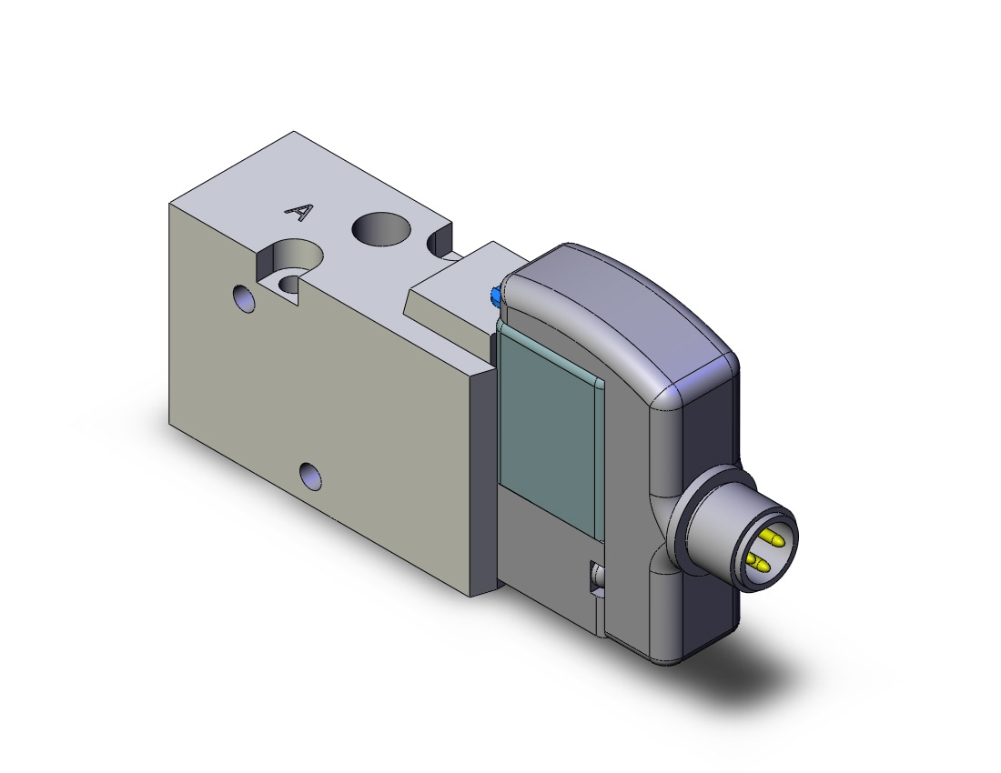 SMC SYJ512-5WORD-M5 valve, sol, body pt, SYJ500 SOLENOID VALVE 3/PORT***