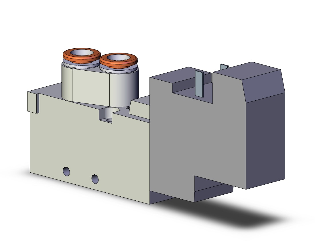 SMC SYJ5120-5DO-N7 valve, sgl sol, body pt, SYJ7000 SOLENOID VALVE 5/PORT