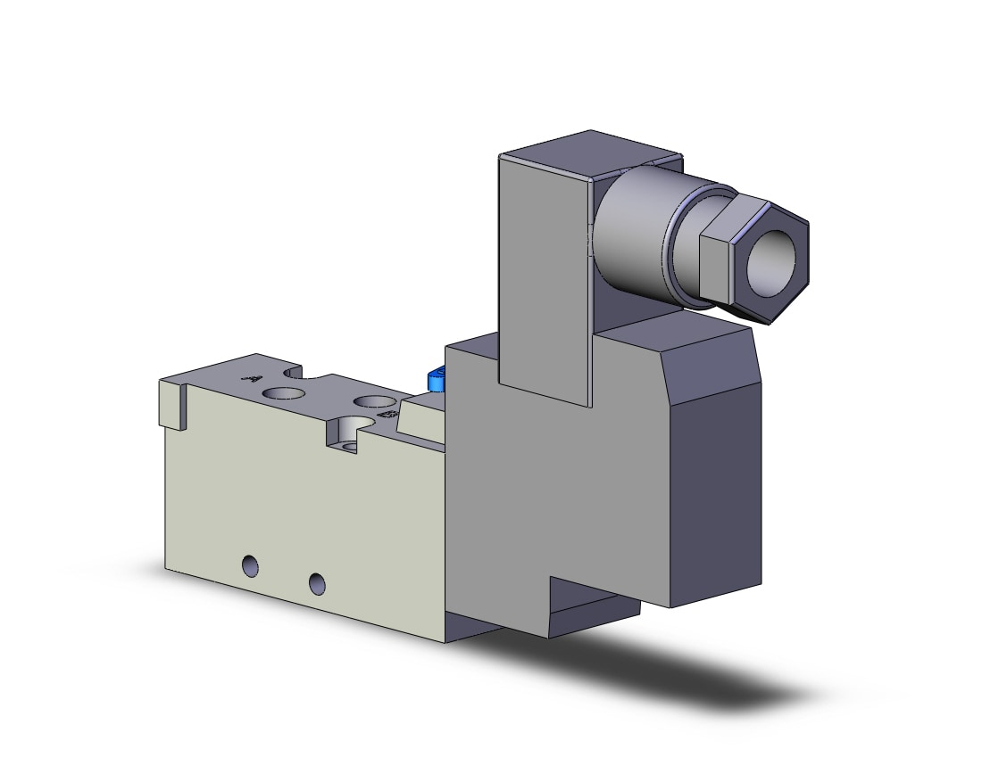 SMC SYJ5120-5DZE-M5 valve, sgl sol, body pt, SYJ5000 SOLENOID VALVE 5/PORT***