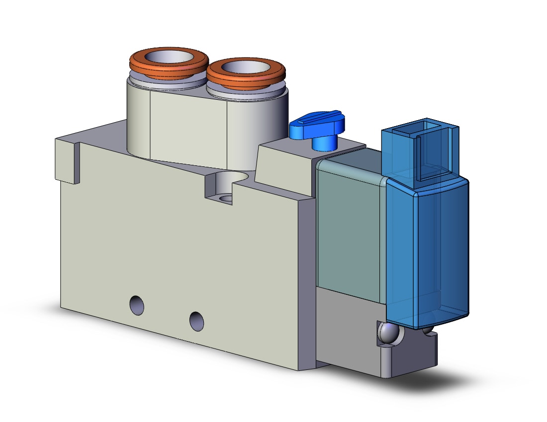 SMC SYJ5120-5MOZE-N7 valve, sgl sol, body pt, SYJ5000 SOLENOID VALVE 5/PORT***