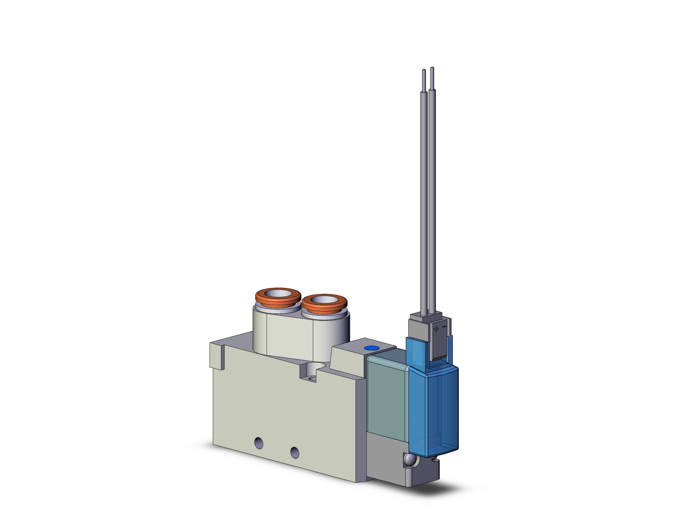 SMC SYJ5120-5MS-C6 valve/sol, 4/5 PORT SOLENOID VALVE