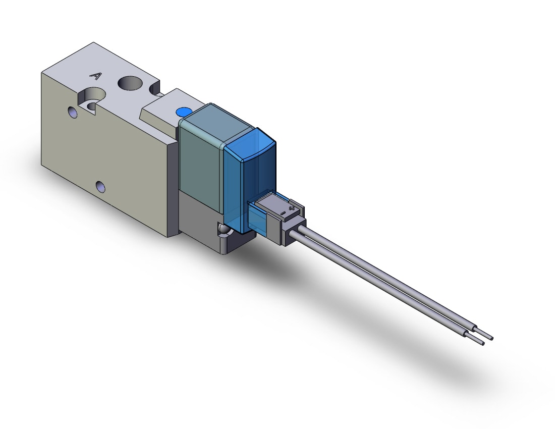 SMC SYJ512R-5LU-M5 valve, sol, body pt (dc), SYJ500 SOLENOID VALVE 3/PORT***