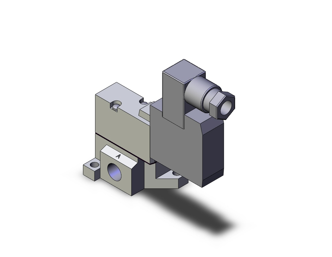 SMC SYJ514-5D-01N valve, sol, base mt, SYJ500 SOLENOID VALVE 3/PORT***