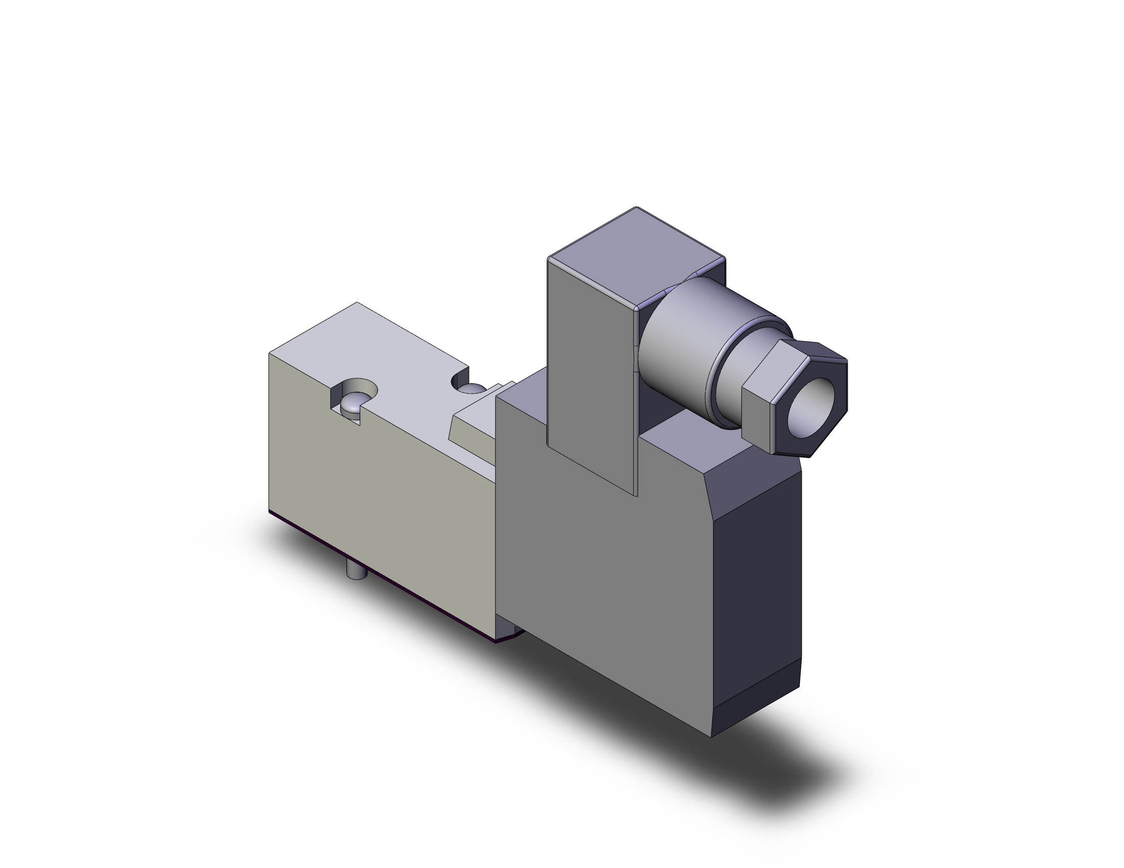 SMC SYJ514-5D valve, sol, base mt (dc), SYJ500 SOLENOID VALVE 3/PORT***