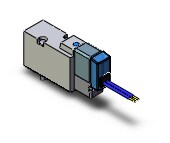 SMC SYJ514-5GU valve, sol, base mt (dc), SYJ500 SOLENOID VALVE 3/PORT***