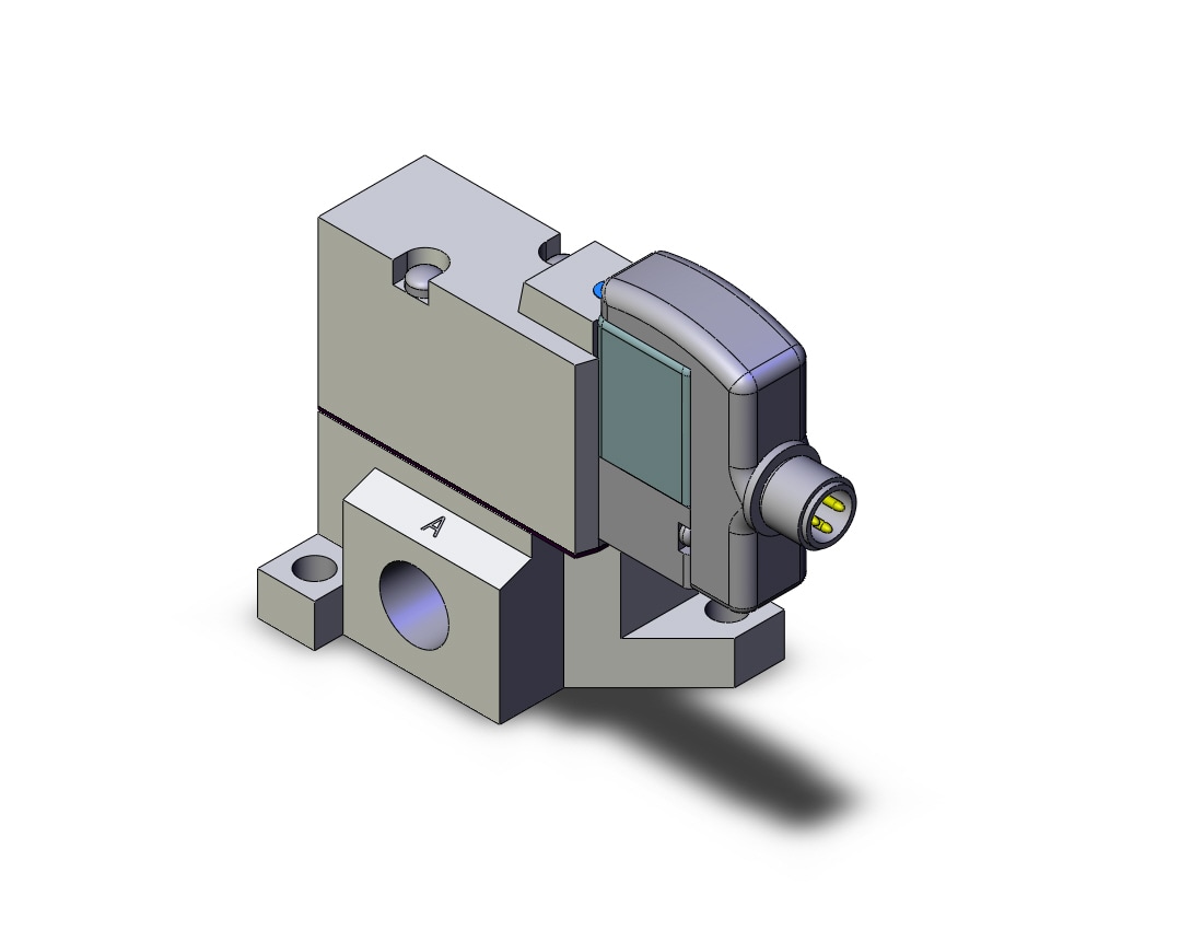 SMC SYJ514-5WOU-01N valve, sol, base mt, SYJ500 SOLENOID VALVE 3/PORT