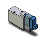 SMC SYJ514-6LO valve, sol, base mt (dc), SYJ500 SOLENOID VALVE 3/PORT