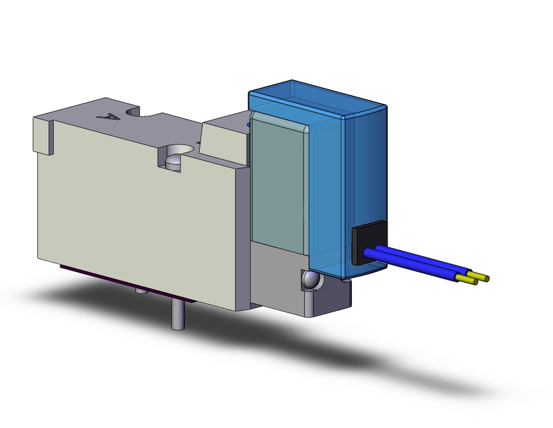 SMC SYJ5140-1GZ valve, sgl sol, base mt (ac), SYJ5000 SOLENOID VALVE 5/PORT***