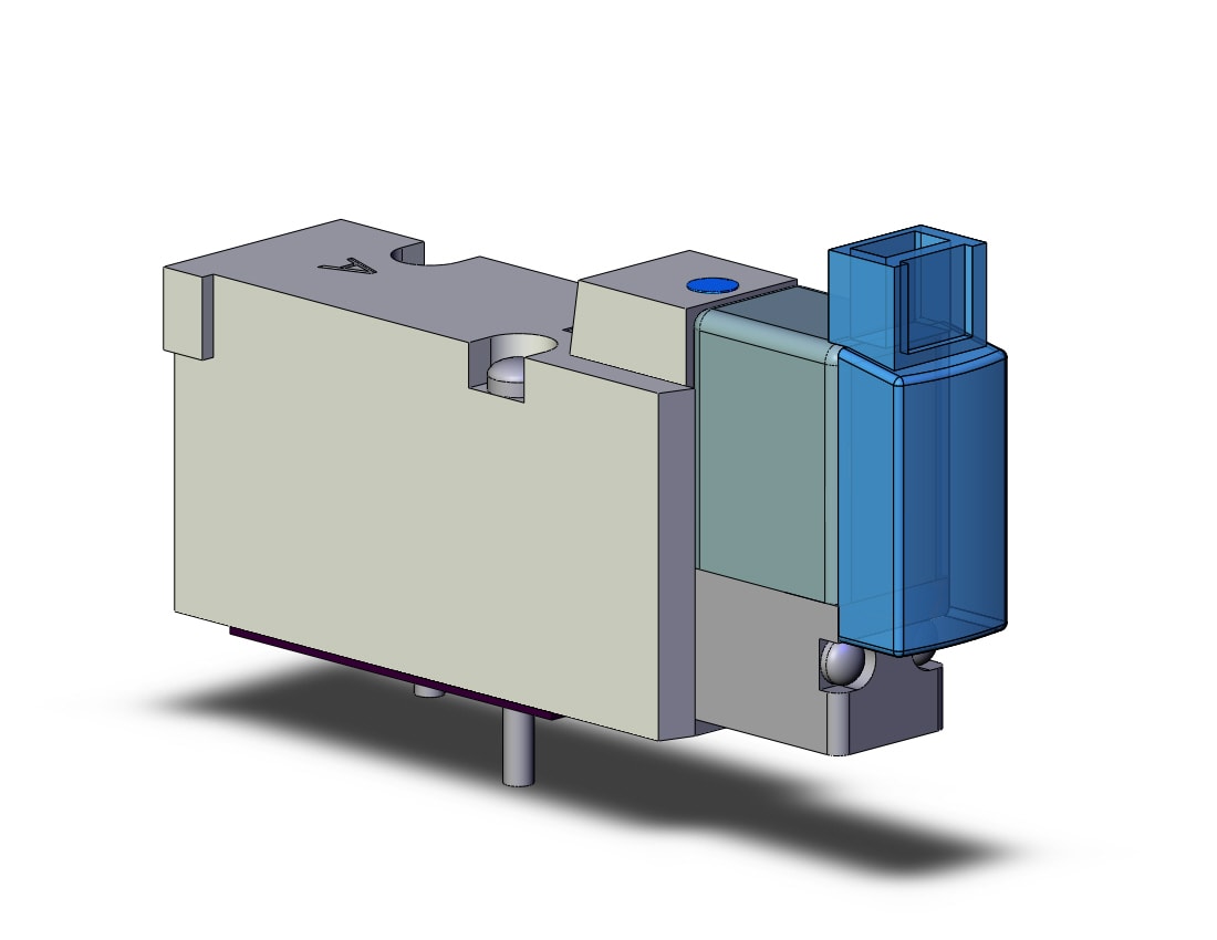 SMC SYJ5140-5MOU valve, sgl sol, base mt (dc), SYJ5000 SOLENOID VALVE 5/PORT***