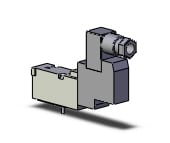 SMC SYJ5140-6DZ valve, sol, SYJ5000 SOLENOID VALVE 5/PORT***