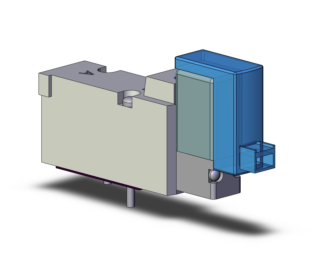 SMC SYJ5143-3LOZ valve, sgl sol, SYJ5000 SOLENOID VALVE 5/PORT