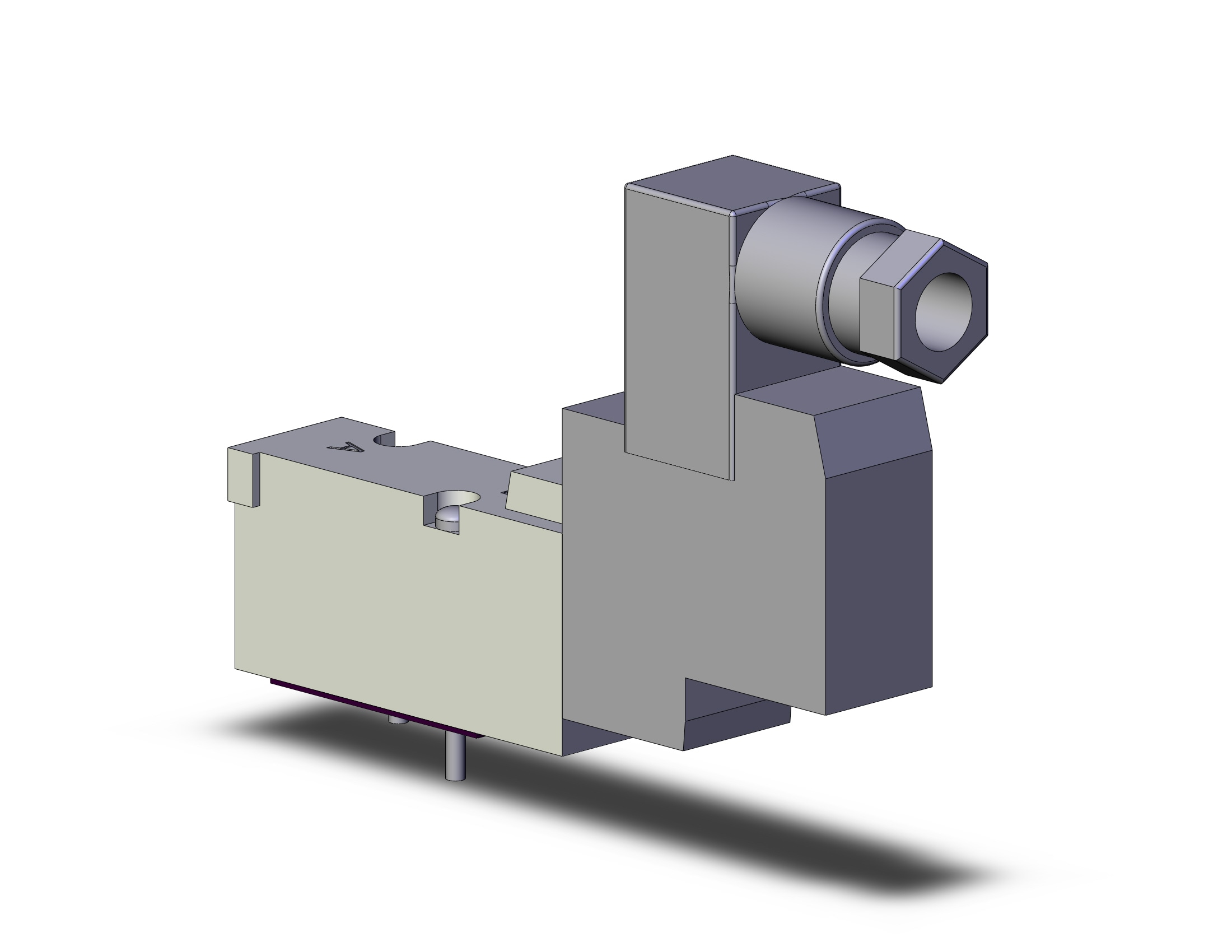 SMC SYJ5143-5DD valve/sol, 4/5 PORT SOLENOID VALVE