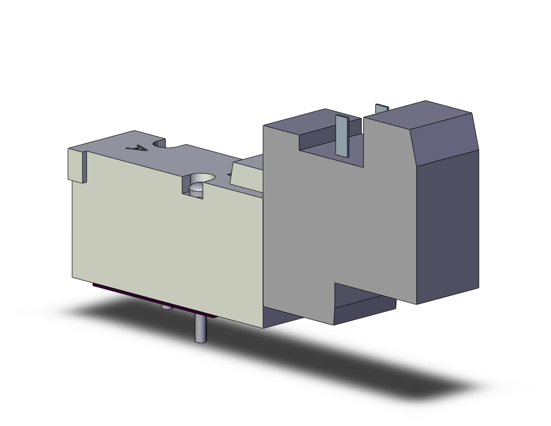 SMC SYJ5143-5DOD valve/sol, 4/5 PORT SOLENOID VALVE