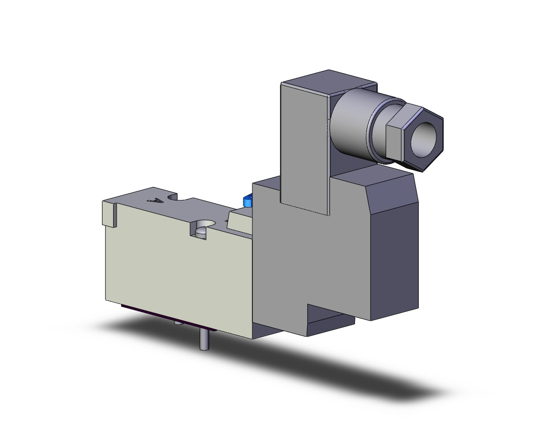 SMC SYJ5143-5DZE valve, sgl sol, SYJ5000 SOLENOID VALVE 5/PORT***