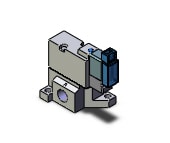 SMC SYJ514M-5MO-01 valve, sol, base mt (dc), SYJ500 SOLENOID VALVE 3/PORT***