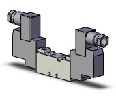 SMC SYJ5220-3DZ-M5 syj5000 body port m5, SYJ5000 SOLENOID VALVE 5/PORT