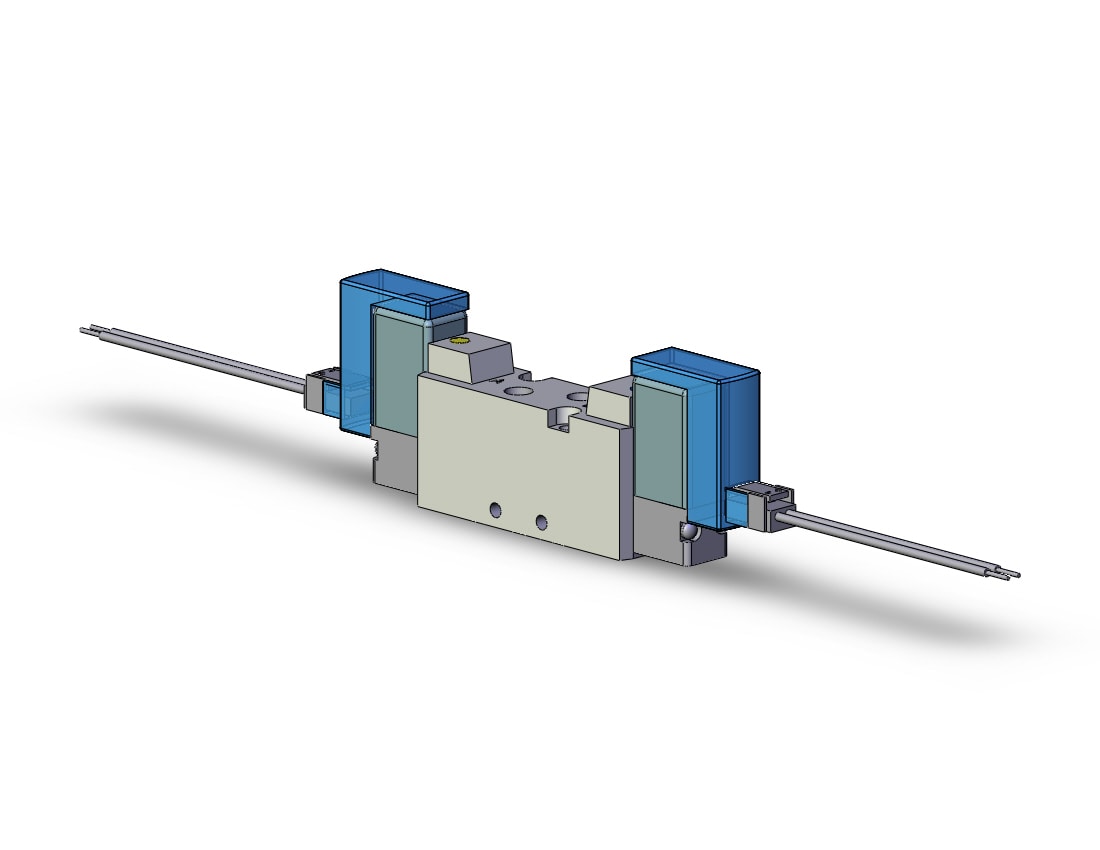 SMC SYJ5220-4L-M5 valve, dbl sol, body pt (ac), SYJ5000 SOLENOID VALVE 5/PORT***