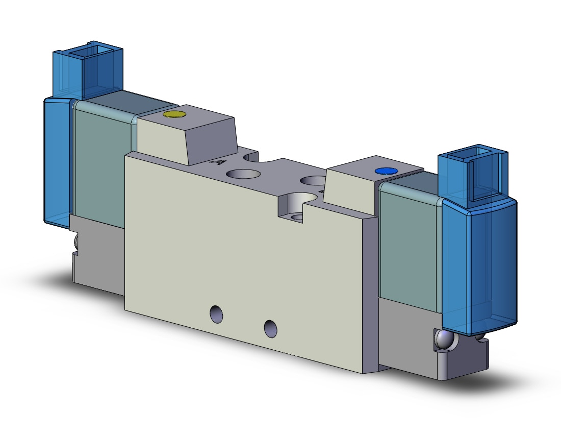 SMC SYJ5223-5MOU-M5-Q valve/sol, 4/5 PORT SOLENOID VALVE