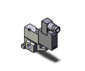 SMC SYJ524-5DZ-01T valve, sol, base mt, SYJ500 SOLENOID VALVE 3/PORT***