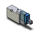 SMC SYJ524T-5LNZ valve, sol, base mt (dc), SYJ500 SOLENOID VALVE 3/PORT***