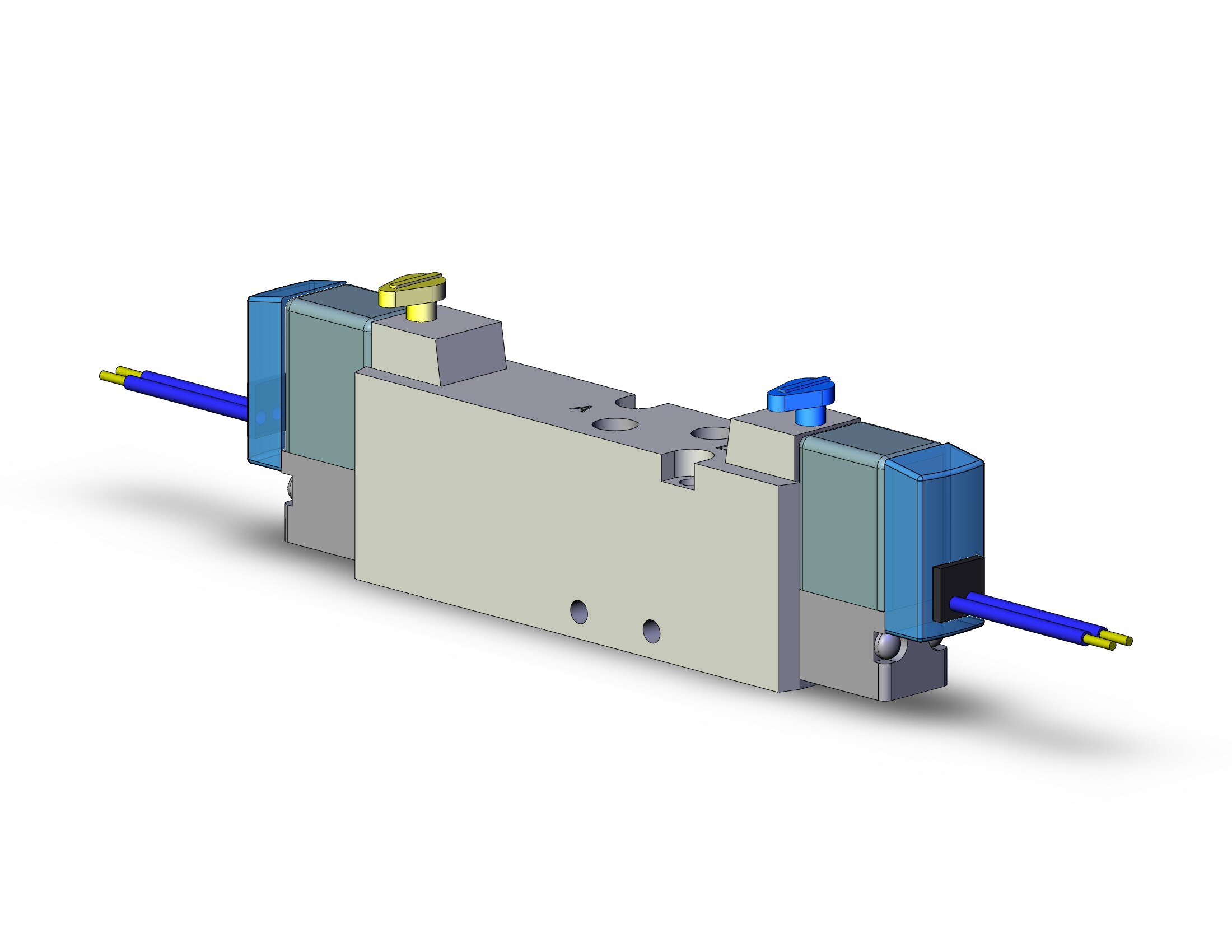 SMC SYJ5323-5HUE-M5 syj5000 body port m5, SYJ5000 SOLENOID VALVE 5/PORT