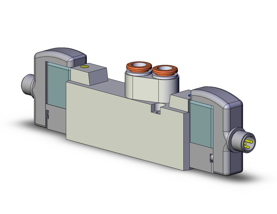 SMC SYJ5323-5WOZ-C6 valve/sol, 4/5 PORT SOLENOID VALVE