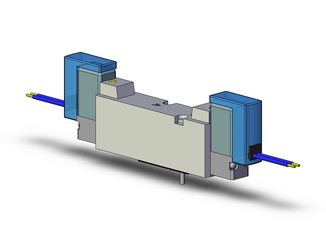 SMC SYJ5340-1G valve, dbl sol, base mt (ac), SYJ5000 SOLENOID VALVE 5/PORT