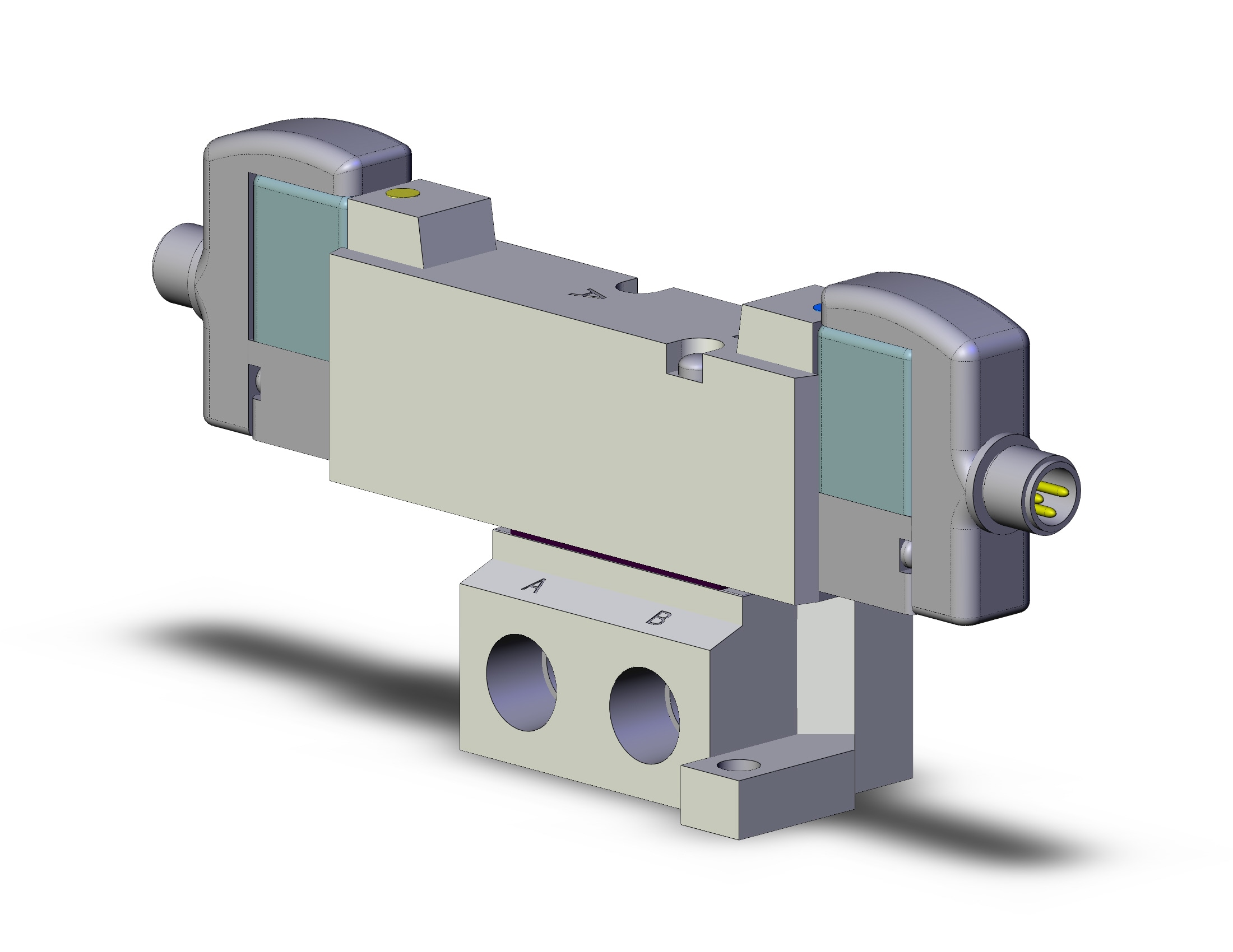 SMC SYJ5340-5WO-01 valve/sol, 4/5 PORT SOLENOID VALVE