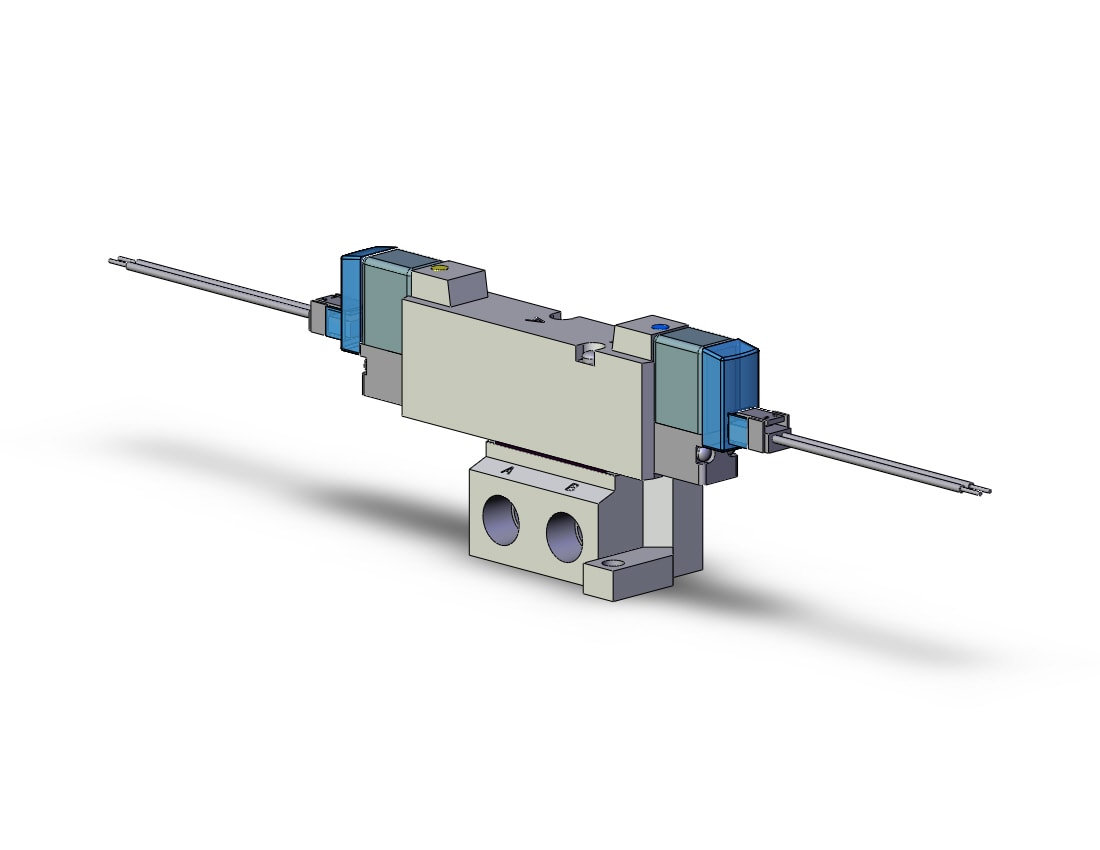 SMC SYJ5443-5LZ-01N syj5000 base mt no size rating, SYJ5000 SOLENOID VALVE 5/PORT