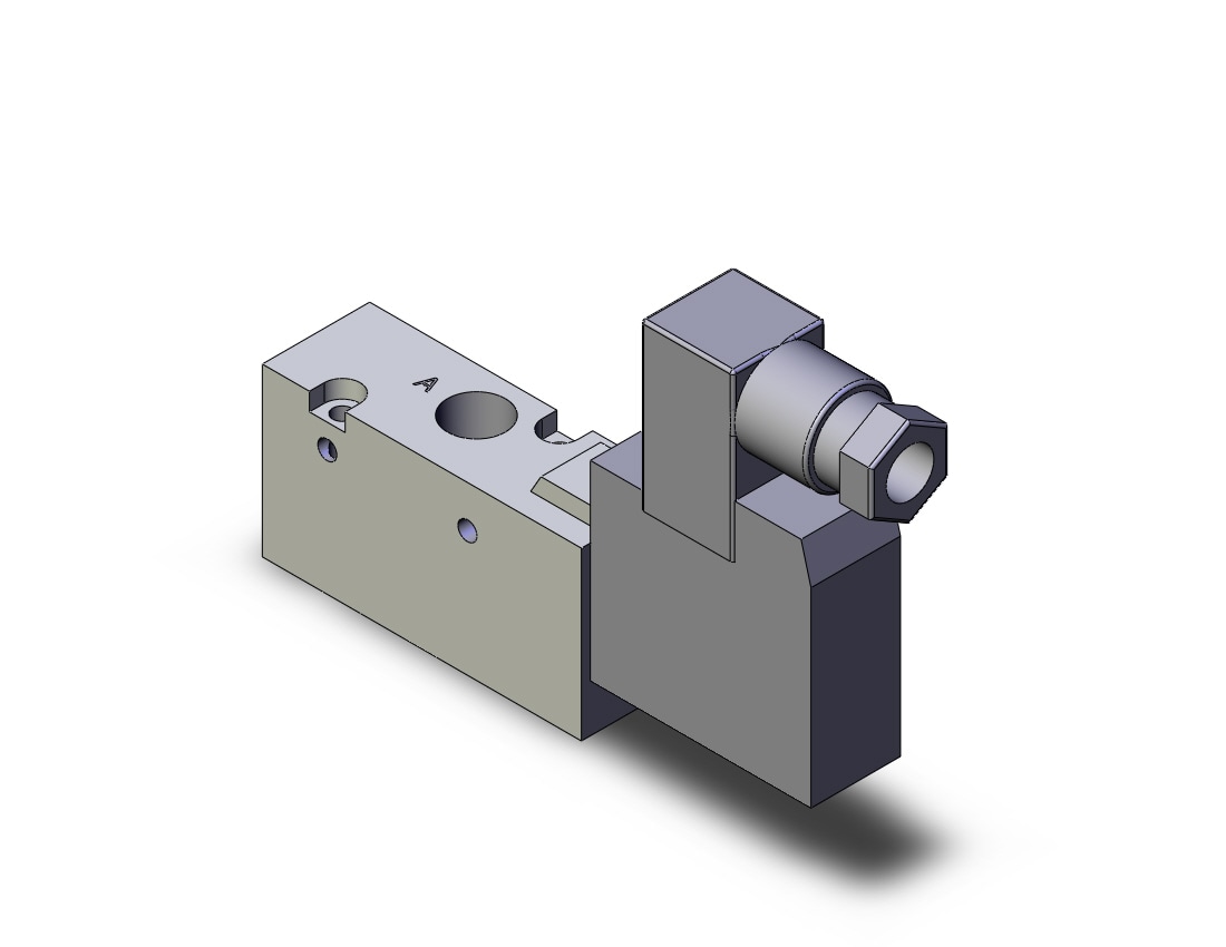 SMC SYJ712-5DZD-01 valve, sol, body pt, SYJ700 SOLENOID VALVE 3/PORT***