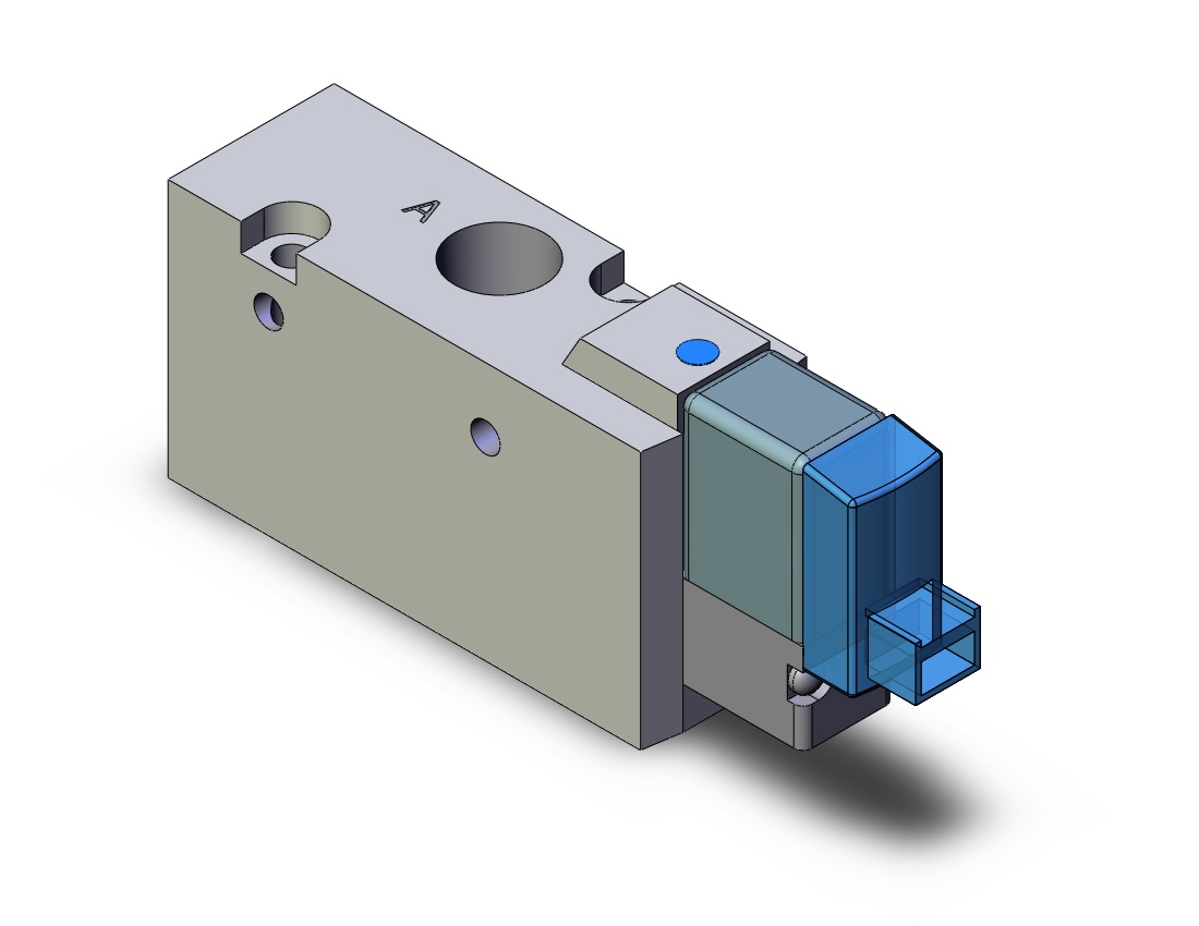 SMC SYJ712-5LOU-01 valve, sol, body pt (dc), SYJ700 SOLENOID VALVE 3/PORT***