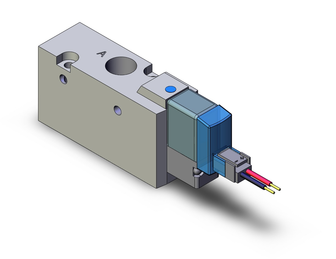 SMC SYJ712-VLZ-01T valve, sol, body pt (dc), SYJ700 SOLENOID VALVE 3/PORT***