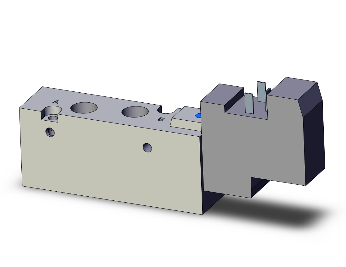 SMC SYJ7120-3DO-01F valve, sgl sol, SYJ7000 SOLENOID VALVE 5/PORT***