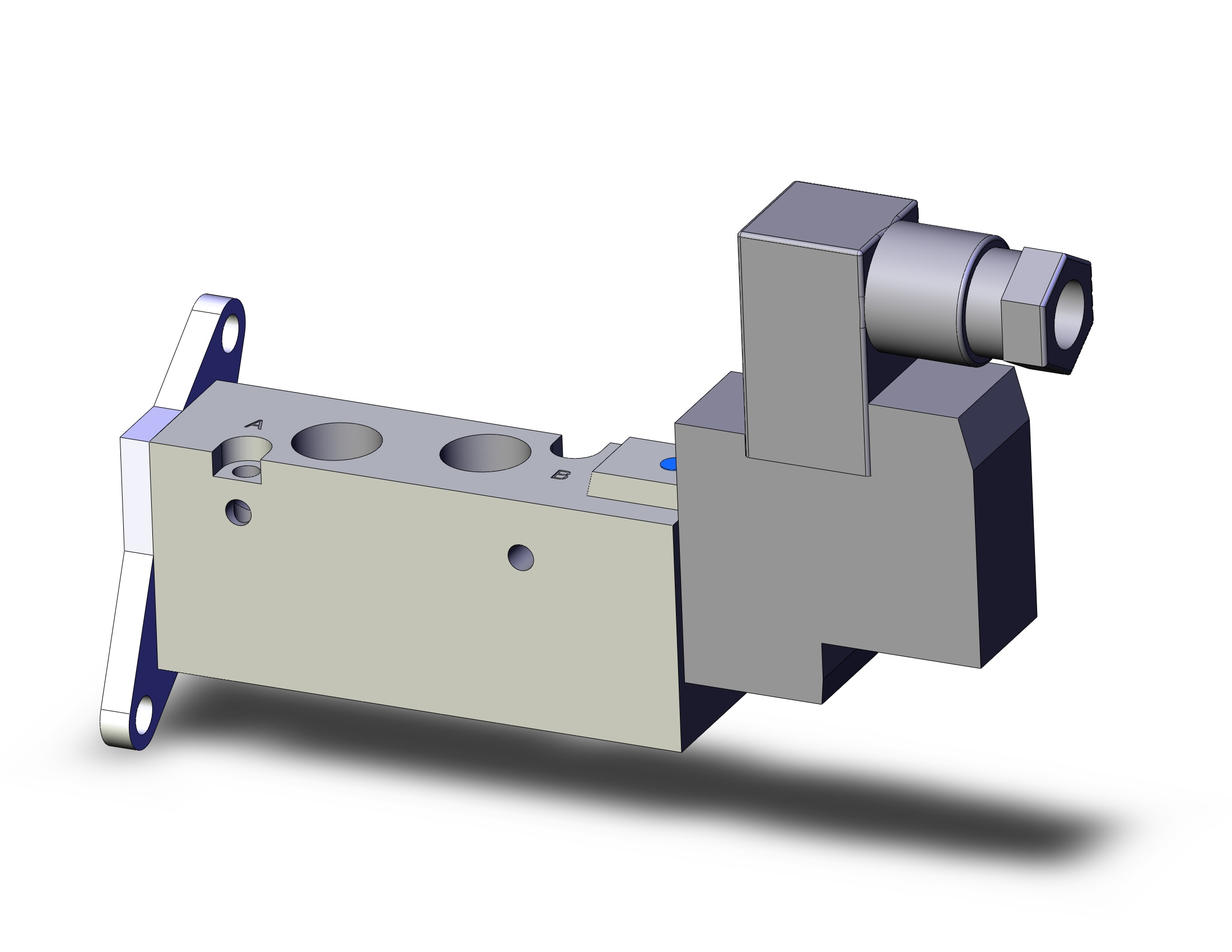 SMC SYJ7120-3DZ-01T-F valve, sgl sol, body pt, SYJ7000 SOLENOID VALVE 5/PORT***