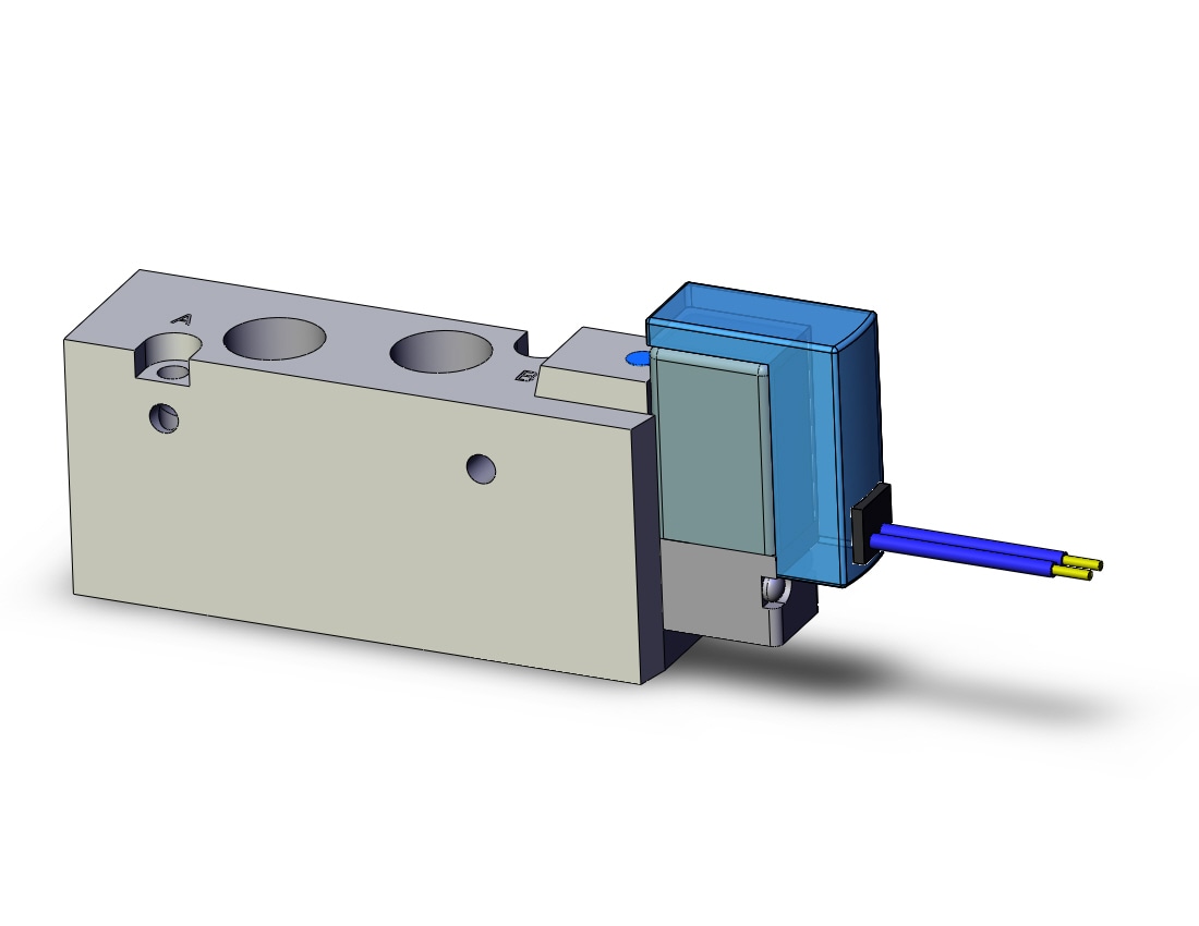 SMC SYJ7120-3G-01N valve, sgl sol, body pt (ac), SYJ7000 SOLENOID VALVE 5/PORT***