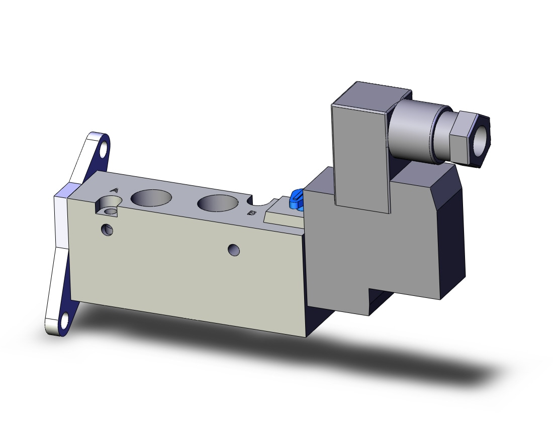 SMC SYJ7120-5DZE-01N-F valve, sgl sol, body pt (dc), SYJ7000 SOLENOID VALVE 5/PORT